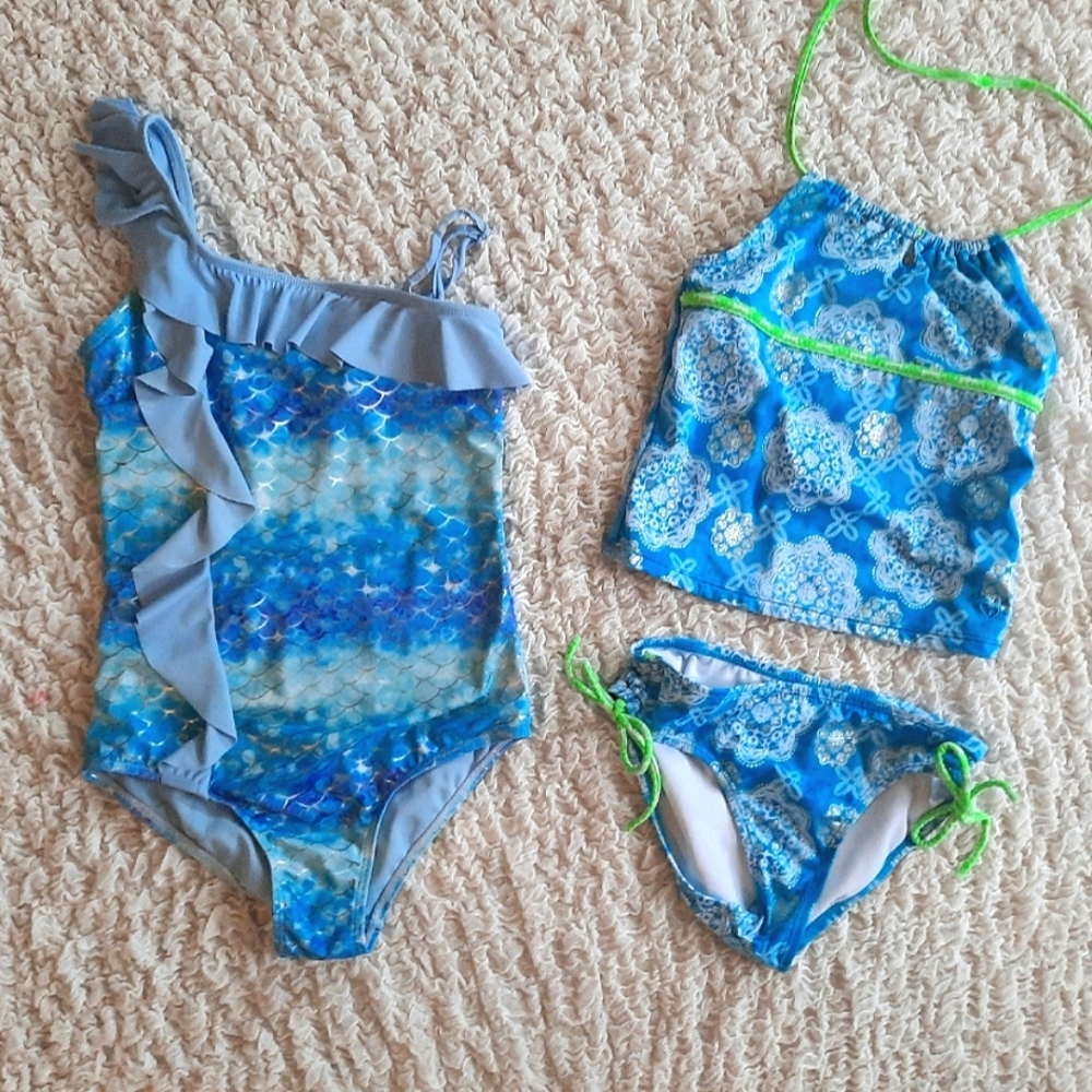 Girls justice swimsuit bundle large